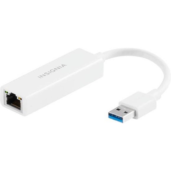 Insignia™ - USB to Ethernet Adapter - White - Picture 3 of 3